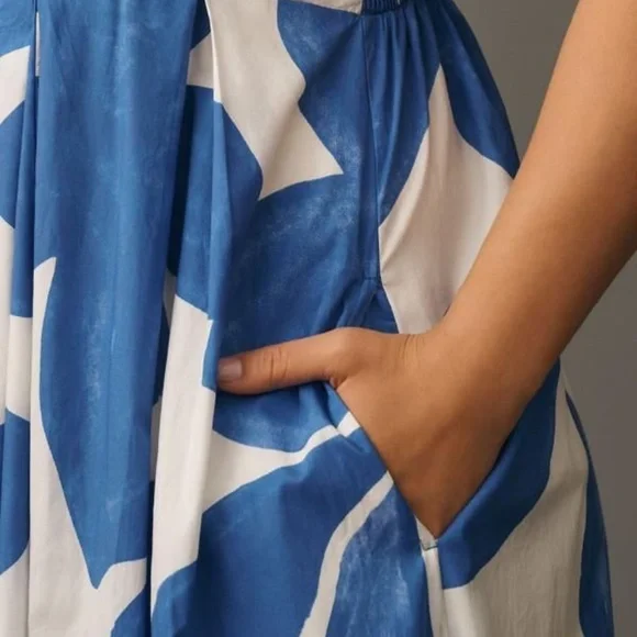 NWT | Anthropologie Sleeveless Babydoll Midi Dress | sz M - Picture 5 of 8